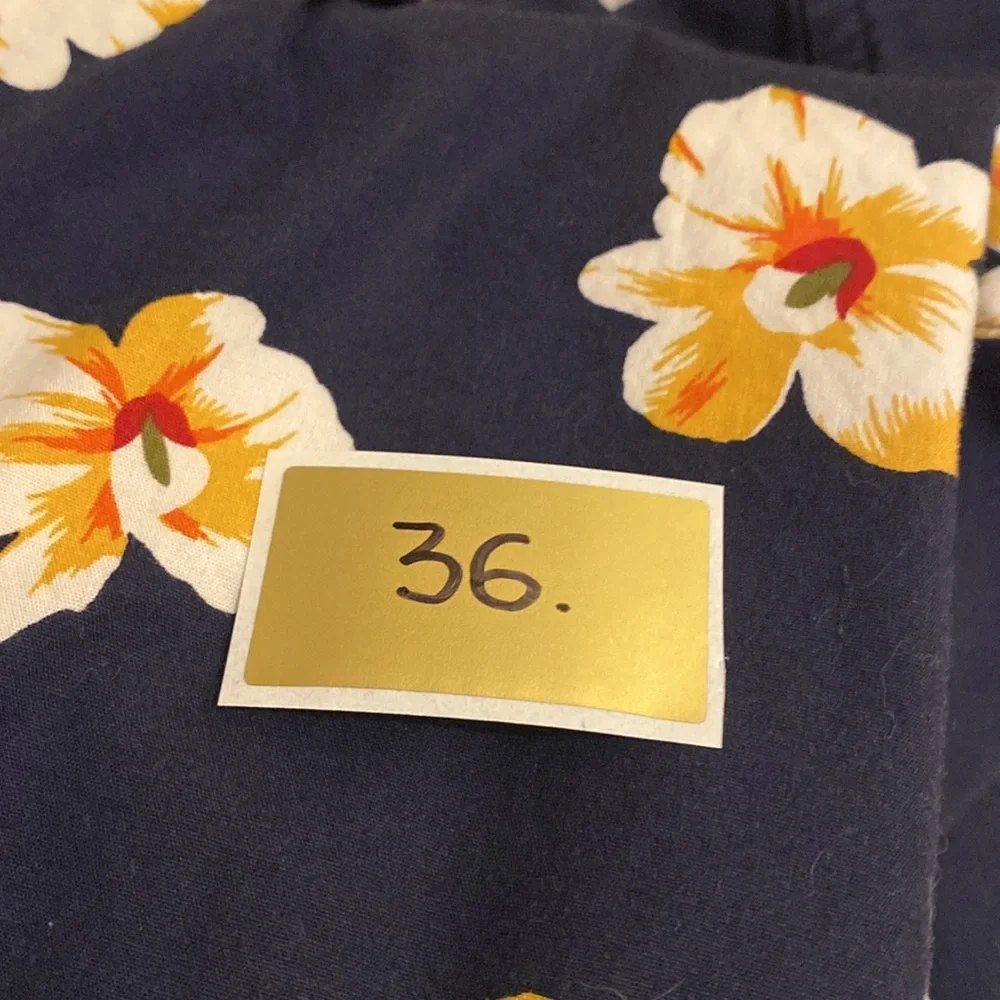 J. Crew Navy Floral Men's Shirt. Slim fit . Size XS